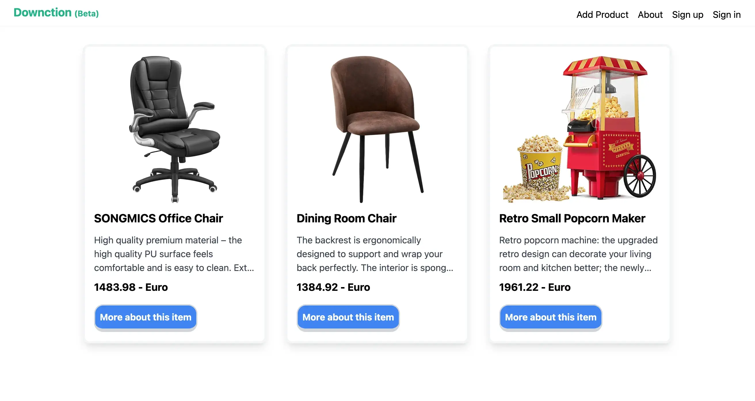 Downction site image