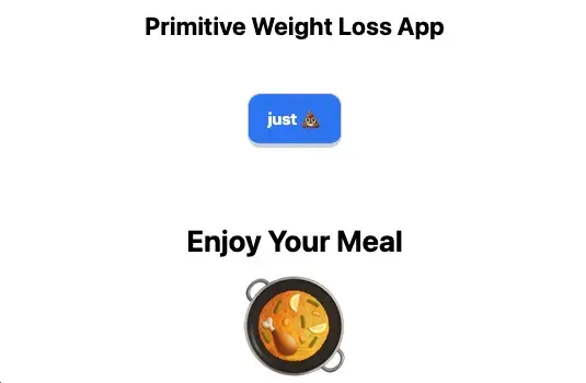 Primitive Weight Loss App